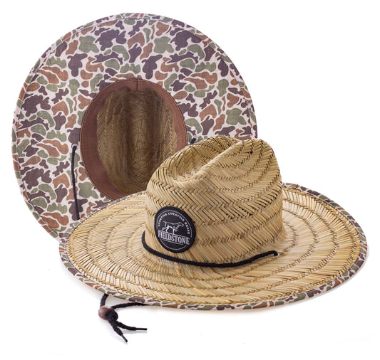 Fieldstone- Camo Straw Hat
